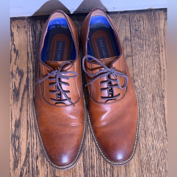 Vince Camuto Other - Vince Camuto Men's Tan Leather Oxfords
